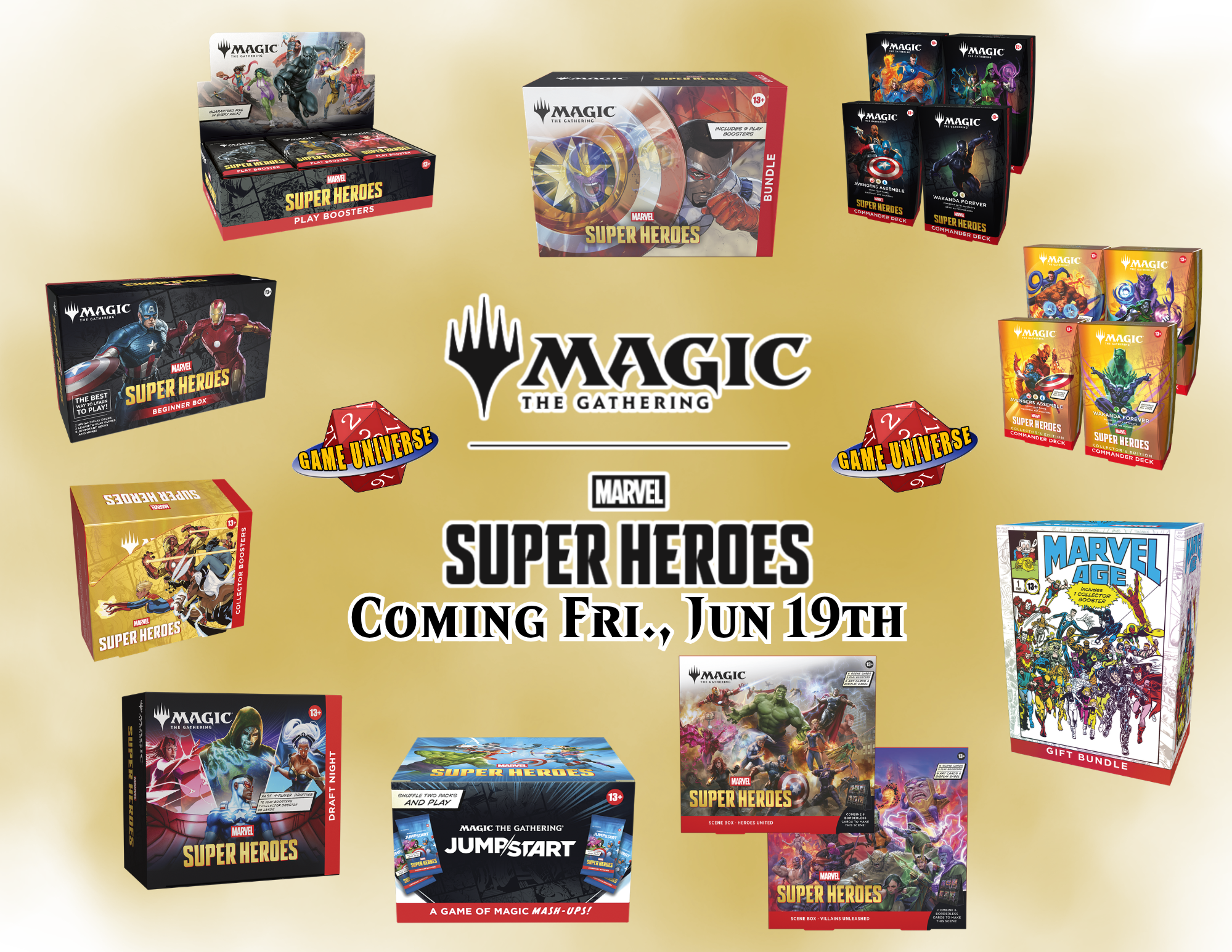 MTG - Marvel Super Heroes Product — Game Universe MTG - Marvel Super Heroes Product — Game Universe